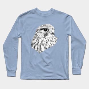 Kestrel portrait Long Sleeve T-Shirt